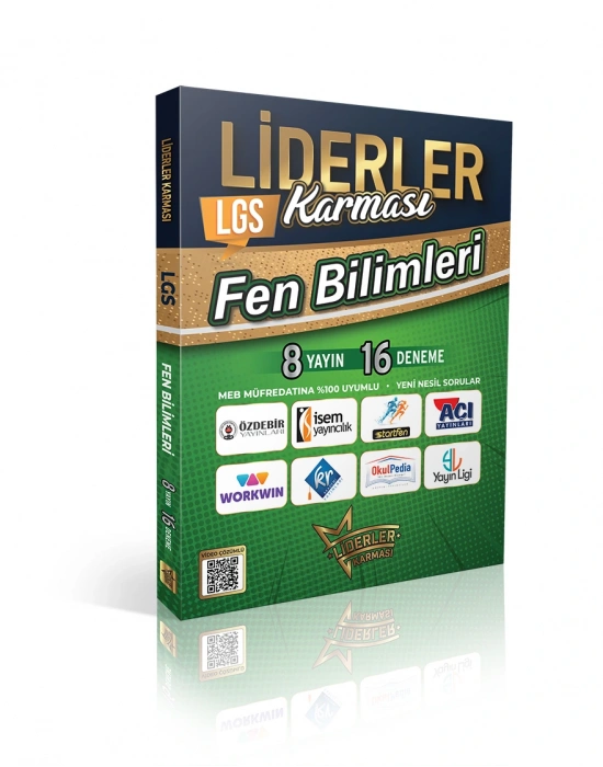 KR AKADEMİ Liderler Karması 8. Sınıf LGS Fen Bilimleri Denemeleri 8 Yayın 16 Deneme