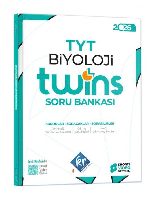 KR AKADEMİ TYT Twins Biyoloji Soru Bankası 2026