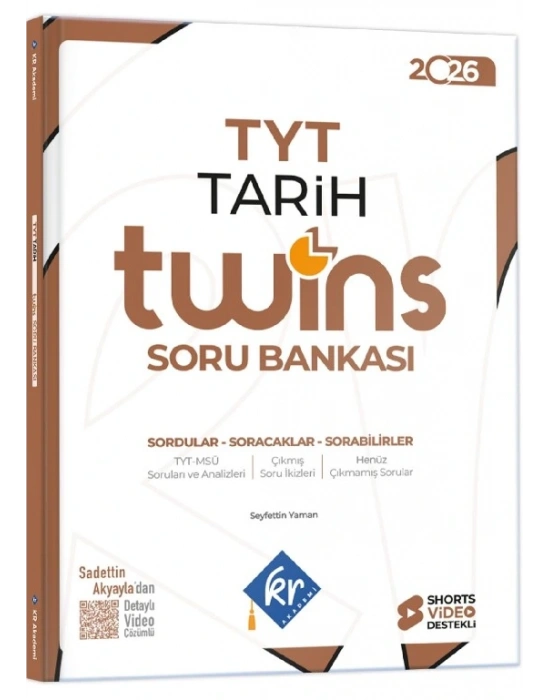 KR AKADEMİ TYT Twins Tarih Soru Bankası 2026