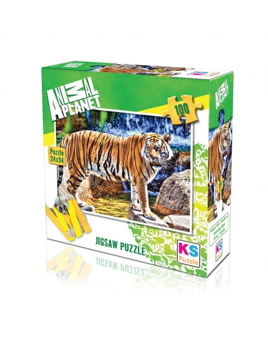 KS AMAZİNG TİGER 100 PARÇA PUZZLE