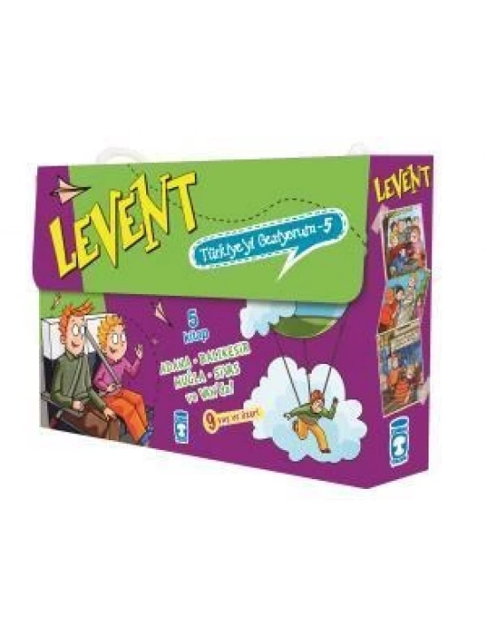 Levent Türkiyeyi Geziyorum 5 Set (5 Kitap)