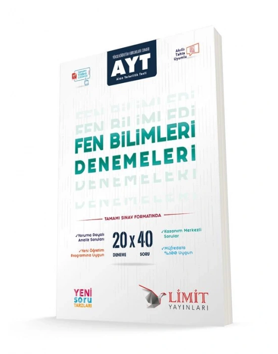 LİMİT AYT 20 Lİ FEN BİLİMLERİ DENEMELERİ