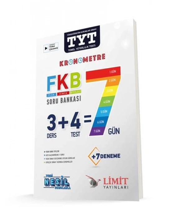 LİMİT TYT FKB SORU BANKASI (Fizik-Kimya-Biyoloji)