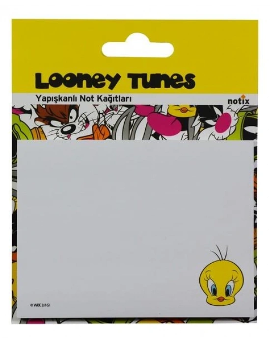 Looney Tunes Desenli 50 yp 100x75 Yapışkanlı Not Kağıt