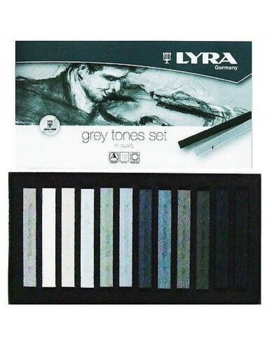 LYRA  POLYCRAYONS SOFT - Toz Pastel/Gri Tonlar