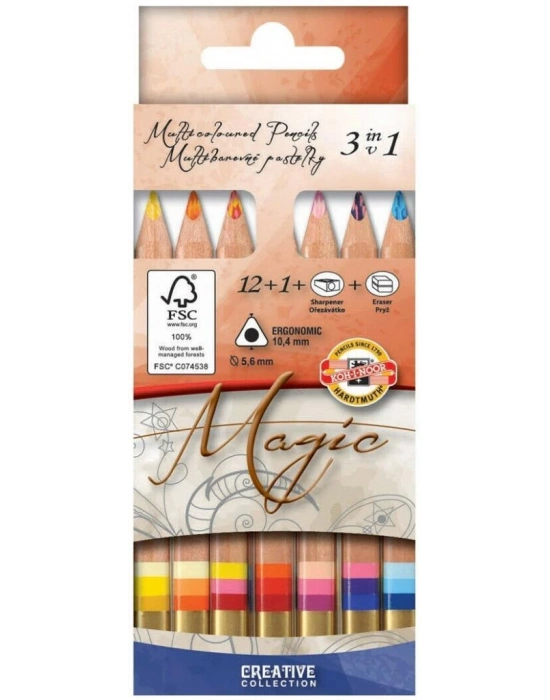 Magic pencils 3404N 12+1 FSC 100%
