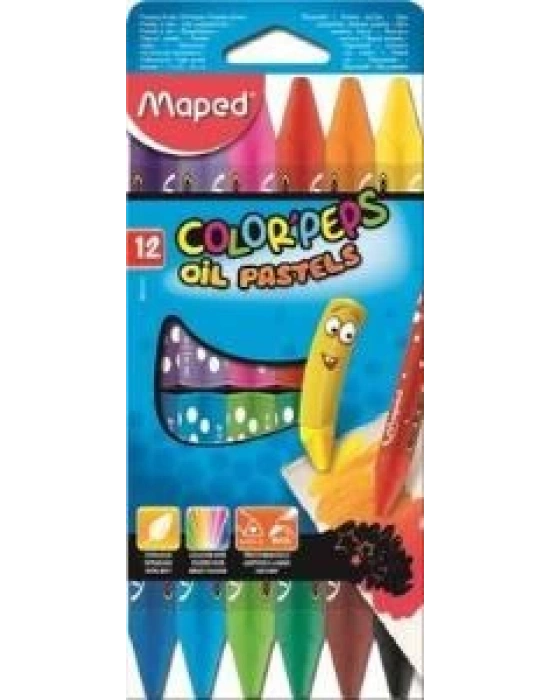 MAPED COLOR PEPS Yağlı Pastel 12li