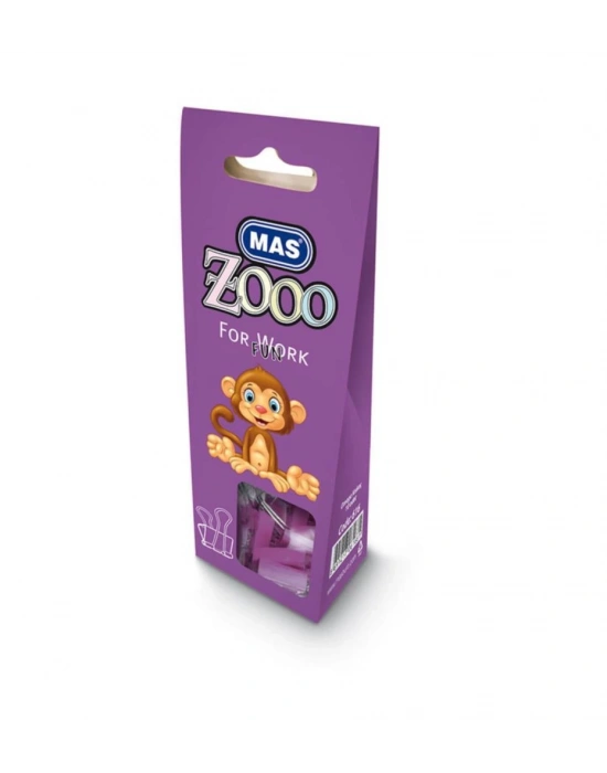 Mas Zoo - Karton Pakette Omega Kiskaç - No:25 - Mor
