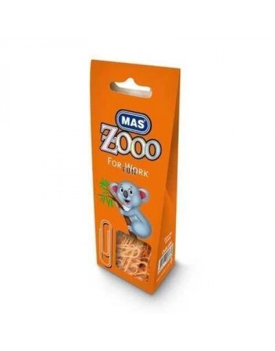 Mas Zoo - Karton Pakette Plastik Kapli Atas - No:3 - Oranj