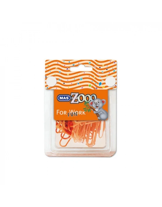 Mas Zoo - Seffaf Dörtgen Kutuda Plastik Kapli Atas - No:3 - Oranj