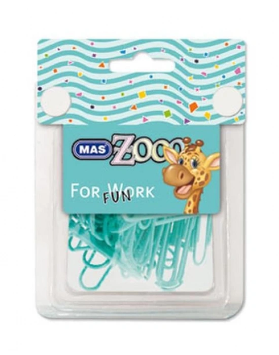 Mas Zoo - Seffaf Dörtgen Kutuda Plastik Kapli Atas - No:3 - Turkuaz