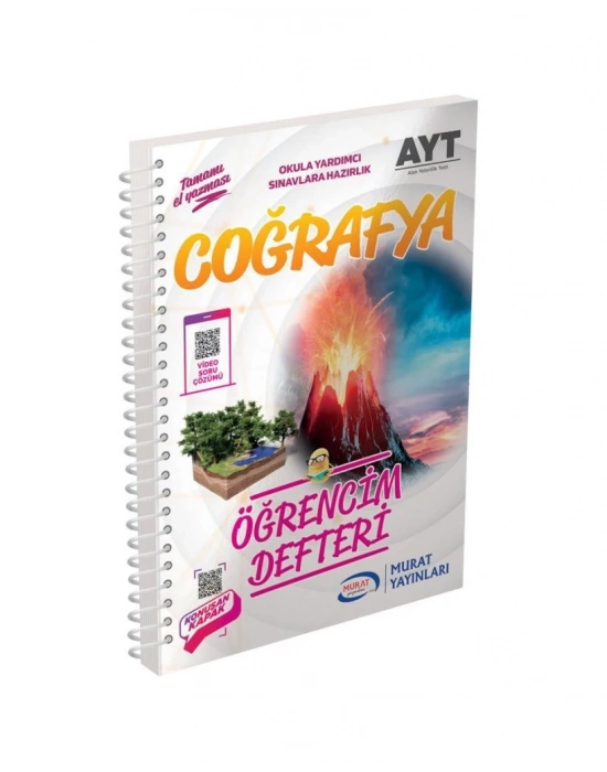 Murat 3004 AYT Coğrafya Öğrencim Defteri