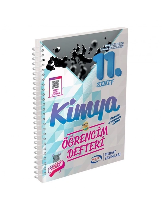 Murat 3054 11.Sınıf Kimya Öğrencim Defteri