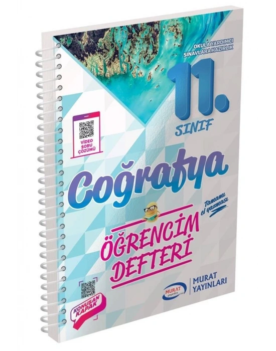Murat 3057 11.Sınıf Coğrafya Öğrencim Defteri
