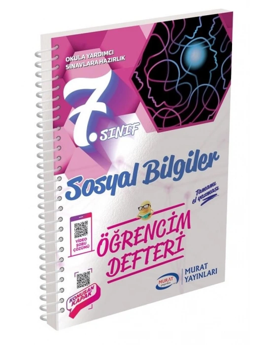 MURAT 7.Sınıf Sosyal Bilgiler Öğrencim Defteri 3254
