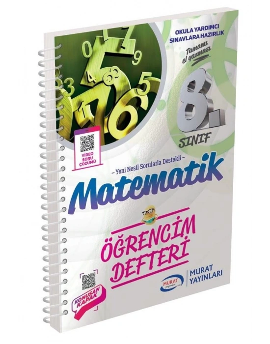 MURAT 8.Sınıf Matematik Öğrencim Defteri 3202