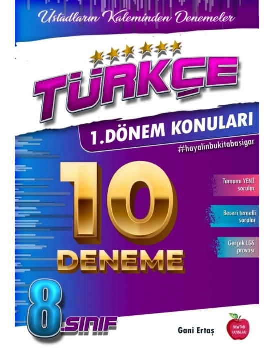 NEWTON 8. SINIF ALL STAR 1. DÖNEM TÜRKÇE 10 DENEME