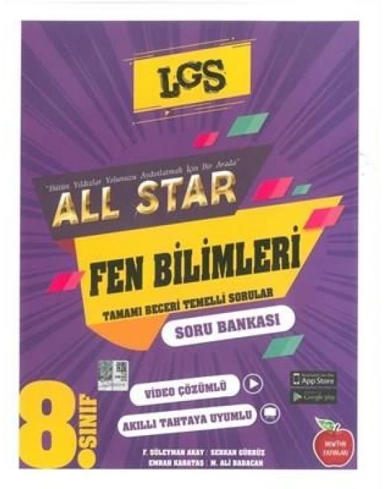 NEWTON 8. SINIF ALL STAR FEN BİLİMLERİ SORU BANKASI