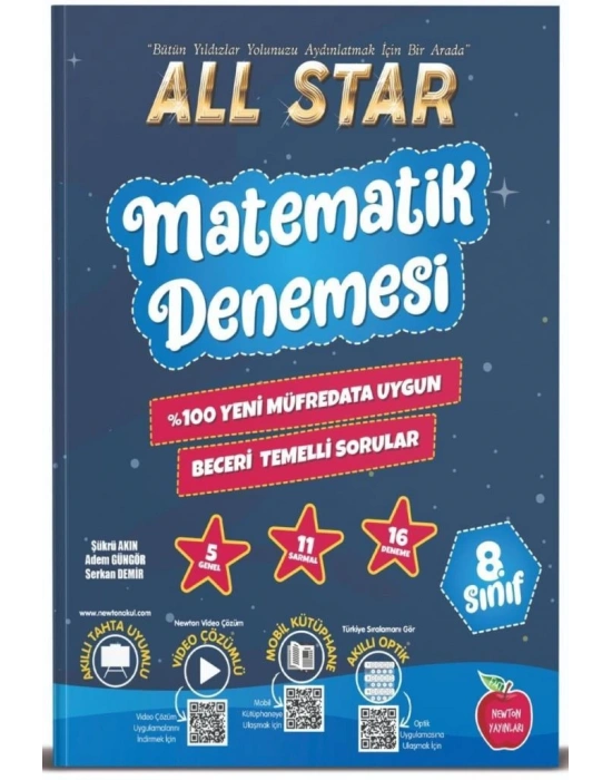 NEWTON 8. SINIF ALL STAR MATEMATİK 16 DENEME