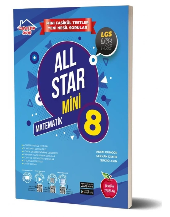 NEWTON 8. SINIF ALL STAR MİNİ MATEMATİK