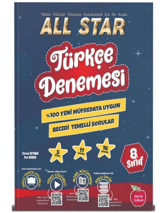 NEWTON 8. SINIF ALL STAR TÜRKÇE DENEME