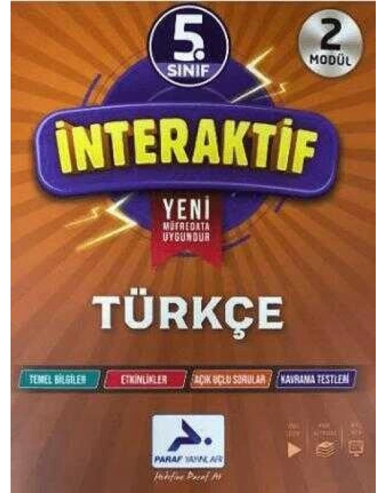 PARAF 5.SINIF İNTERAKTİF TÜRKÇE SORU BANKASI
