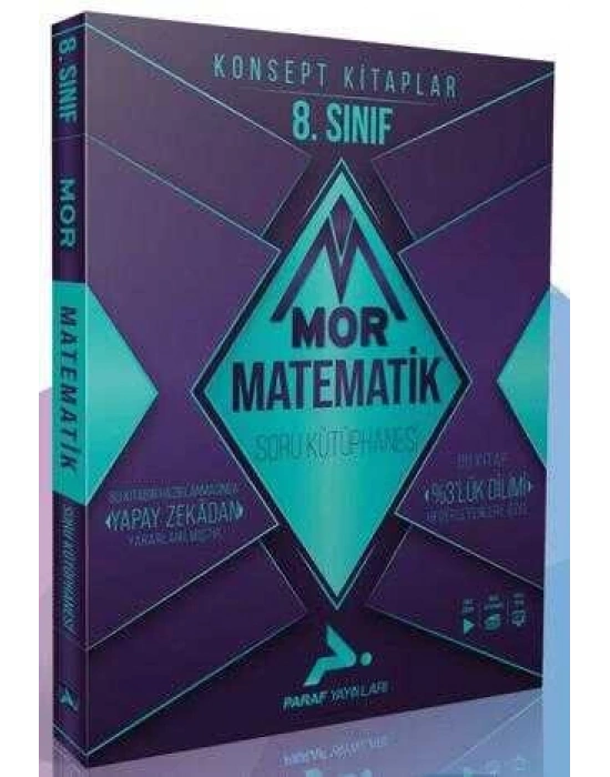 PARAF 8.SINIF MOR MATEMATİK SORU KÜTÜPHANESİ
