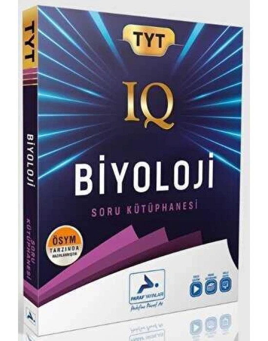 PARAF TYT  IQ BİYOLOJİ SORU KÜTÜPHANESİ