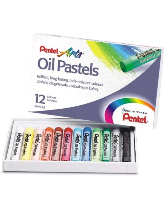 Pentel Arts Pastel Boya 12 Renk