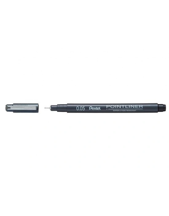 Pentel Fiber Uçlu Yazı Kalemi 0.05 mm. SİYAH