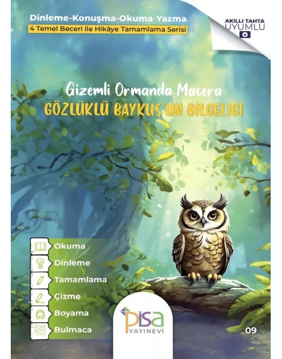 PİSA GİZEMLİ ORMANDA MACERA 9 - GÖZLÜKLÜ BAYKUŞ UN BİLGELİĞİ
