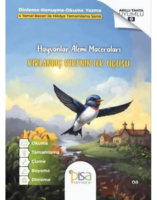 PİSA HAYVANLAR ALEMİ MACERALARI 8 - KIRLANGIÇ KİKİ NİN İLK UÇUŞU