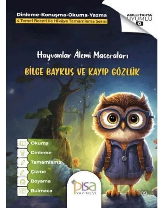 PİSA HAYVANLAR ALEMİ MACERALARI 9 - BİLGE BAYKUŞ VE KAYIP GÖZLÜK