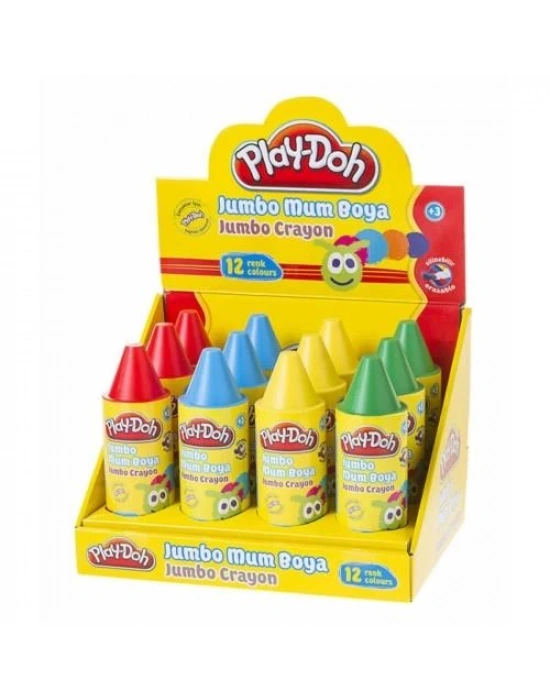 Play-Doh 12 Renk Crayon Tüp 11mm