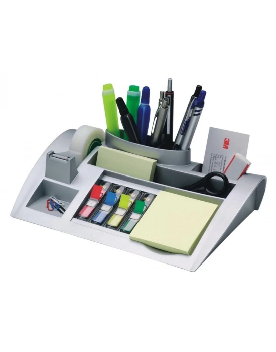 Post-it®  Masa Seti, Gri1 adet 654 Post-it®, 1 adet 19mmx33m Scotch®