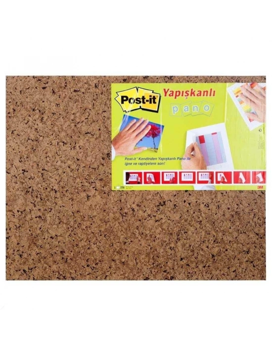 Post-it® Yapışkanlı Pano, Kahverengi, 46 x 58cm