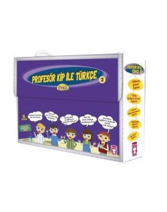 Profesör Kip İle Türkçe Dizisi 2 - Set  (5 Kitap)