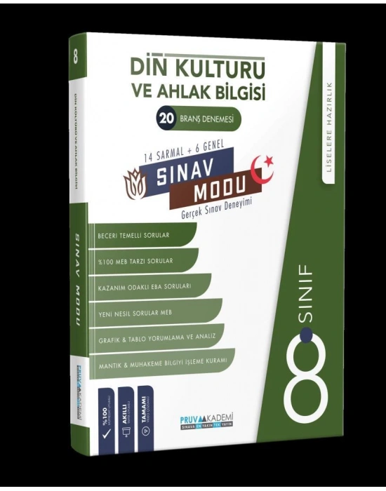 PRUVA 8. SINIF DİN KÜLTÜRÜ BRANŞ DENEMESİ