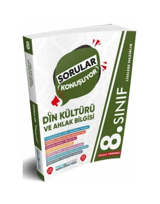 PRUVA 8. SINIF DİN KÜLTÜRÜ SORULAR KONUŞUYOR