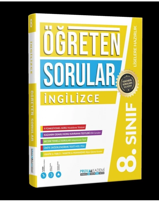 PRUVA 8. SINIF İNGİLİZCE ÖĞRETEN SORULAR