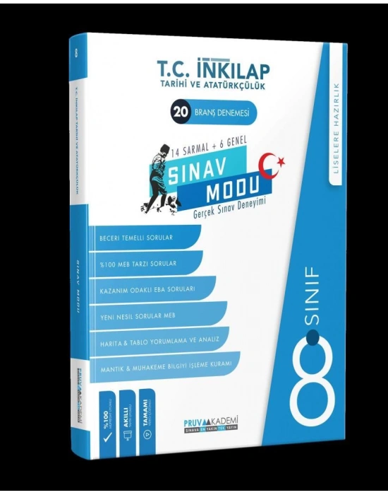 PRUVA 8. SINIF T.C. İNKILAP TARİHİ BRANŞ DENEMESİ
