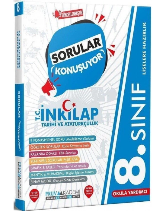 PRUVA 8. SINIF T.C.İNKILAP TARİHİ SORULAR KONUŞUYOR