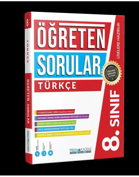 PRUVA 8. SINIF TÜRKÇE ÖĞRETEN SORULAR
