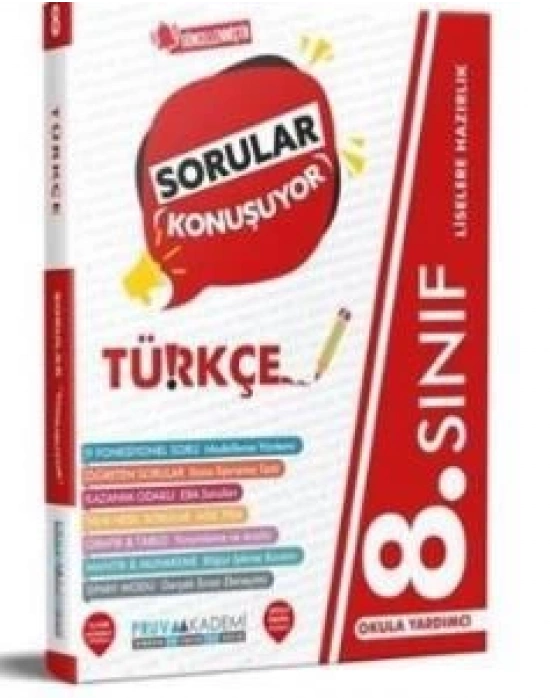 PRUVA 8. SINIF TÜRKÇE SORULAR KONUŞUYOR