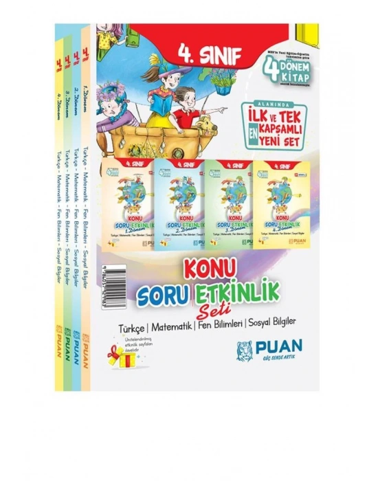 Puan 4. Sınıf Konu Soru Etkinlik Seti