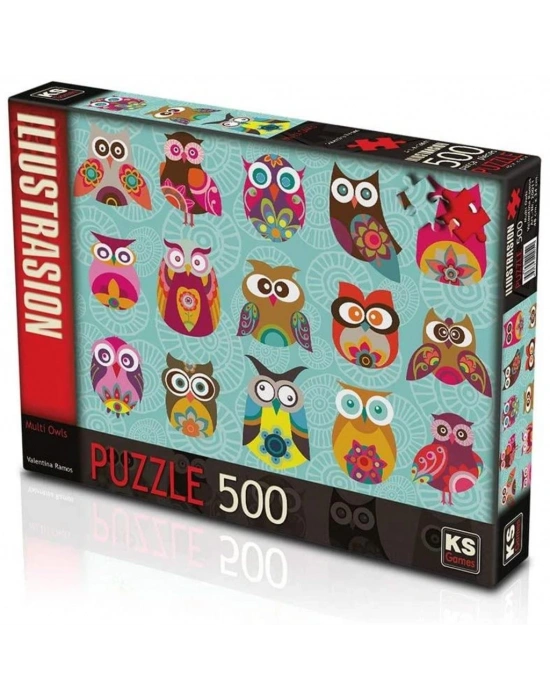 PUZZLE 500 MULTİ OWLS