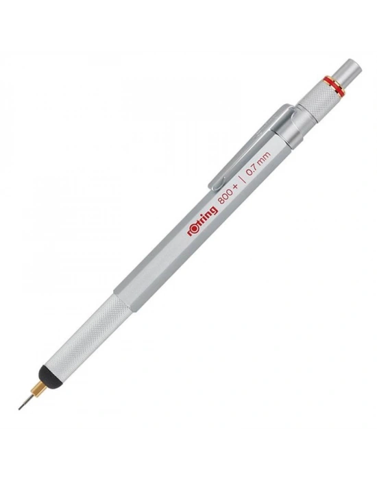 Rotring 800+ İki Fonksiyonlu kalem, Krom 0.7 mm