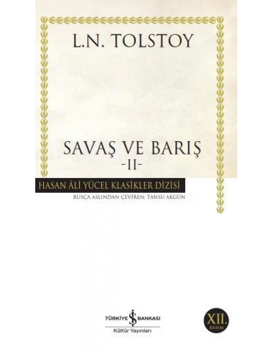 SAVAŞ VE BARIŞ (K.KAPAK)