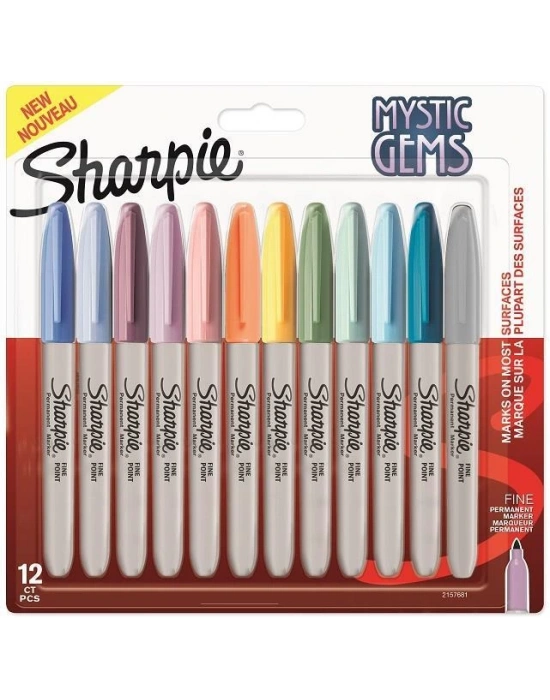 SHARPIE PERMANENT SET FINE 12 Lİ MYSTIC GEMS 2157681