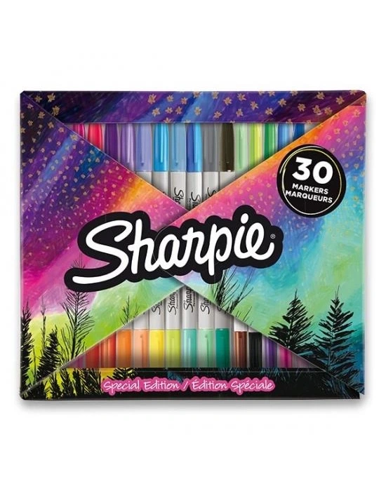 SHARPIE PERMANENT SET FINE 30 LU ZARF 2158181